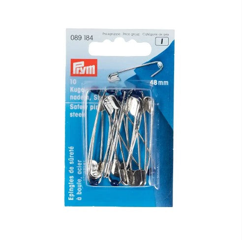 Prym Sikkerhetsnåler 10stk. 48mm