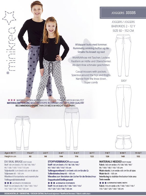 MiniKrea 33335 - Joggers, Barn