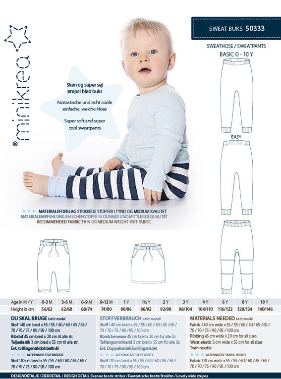 MiniKrea 50333 - Joggebukse, Baby