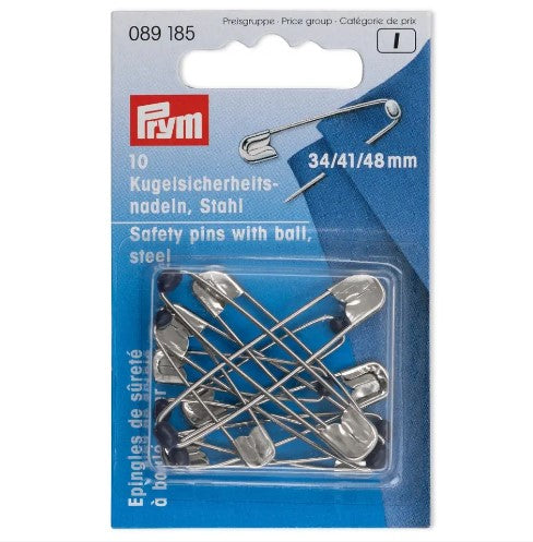 Prym Sikkerhetsnåler 10stk. 34/41/48mm