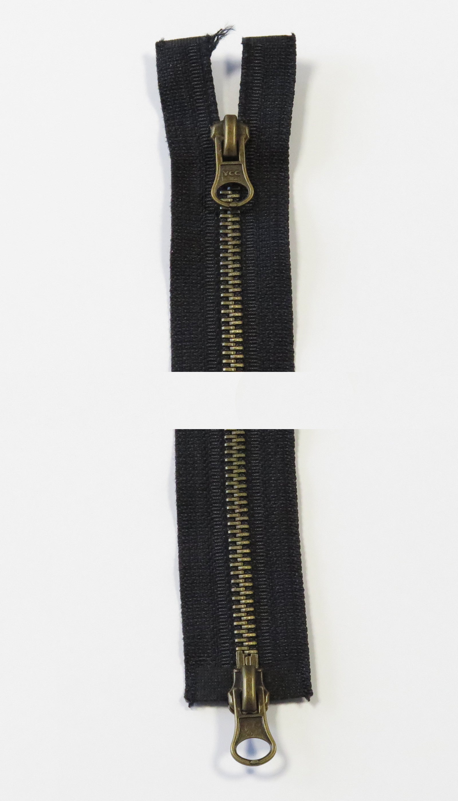Glidelås 2-veis Delbar 90cm, Svart