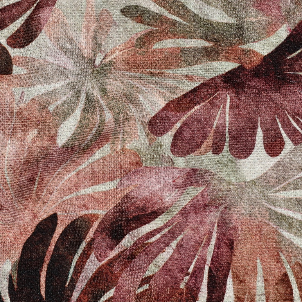Kanvas bomull Linen look - Stor Blad