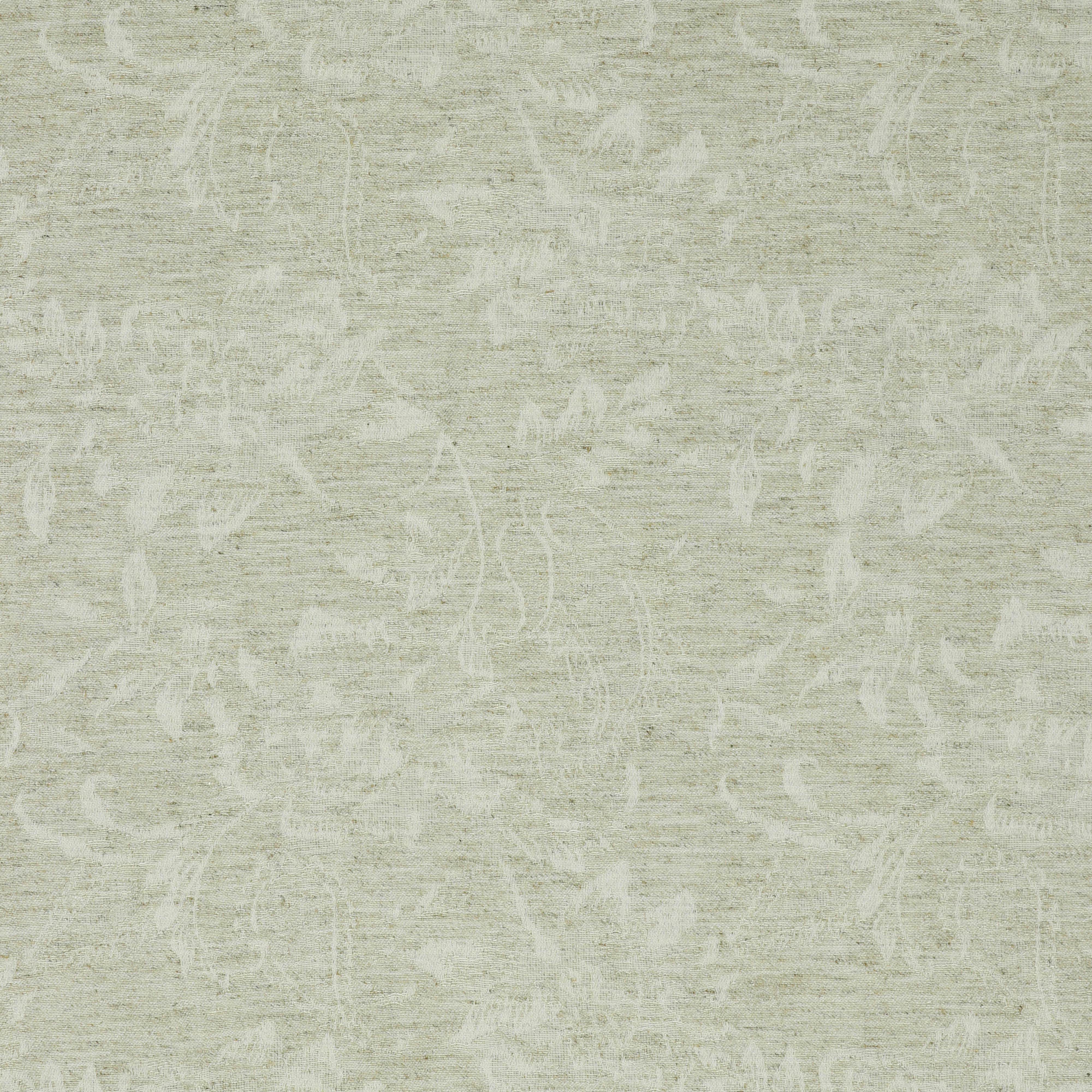 Linen Jacquard - Blomster, Natur
