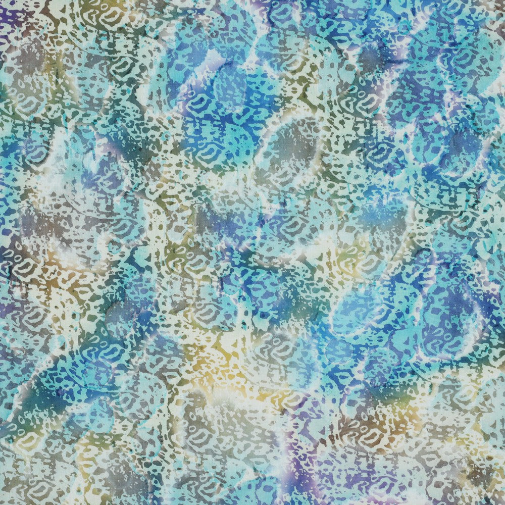 Beklednings Bomull - Batikk, Turkis