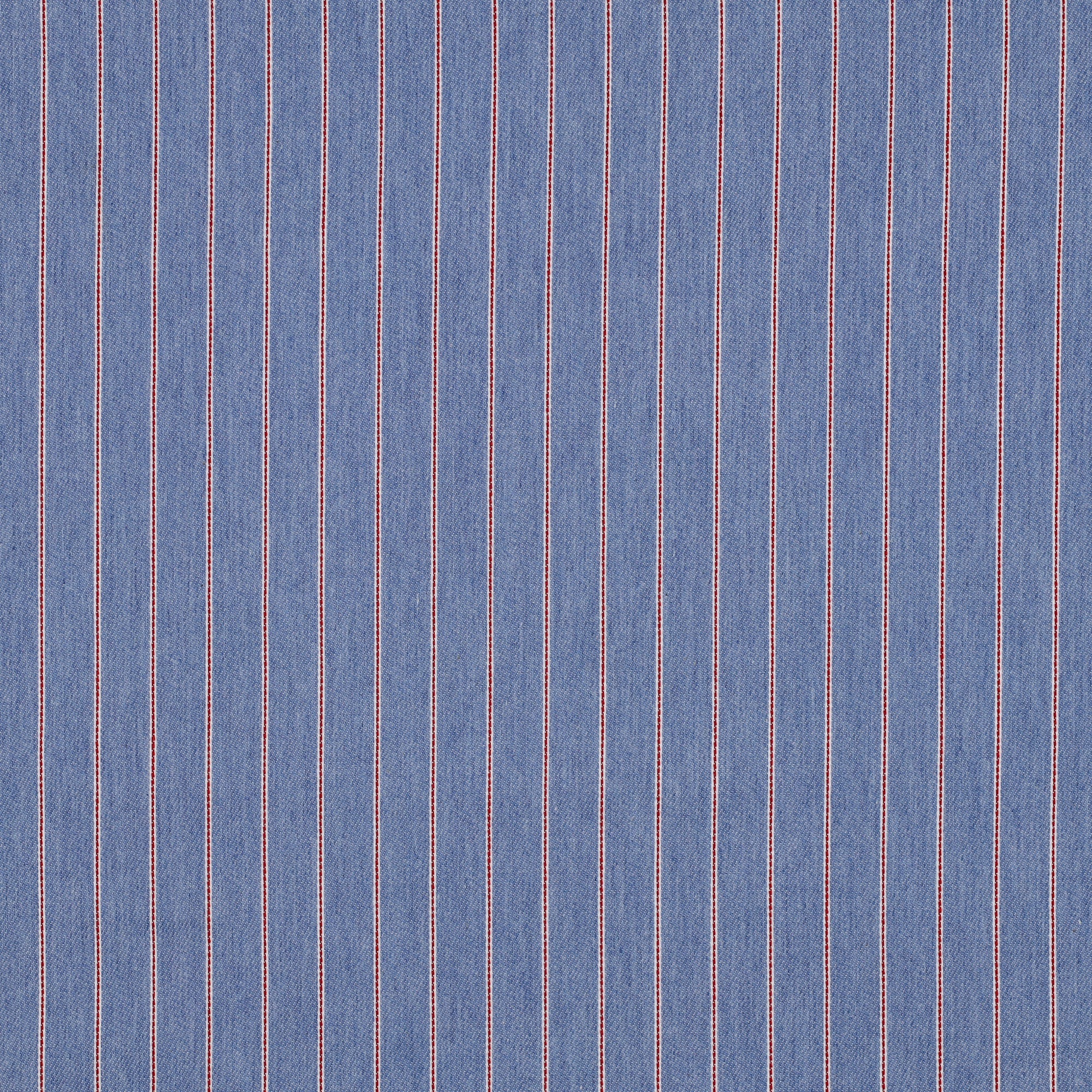 Tynn Denim/Jeans Stripet - Lysblå