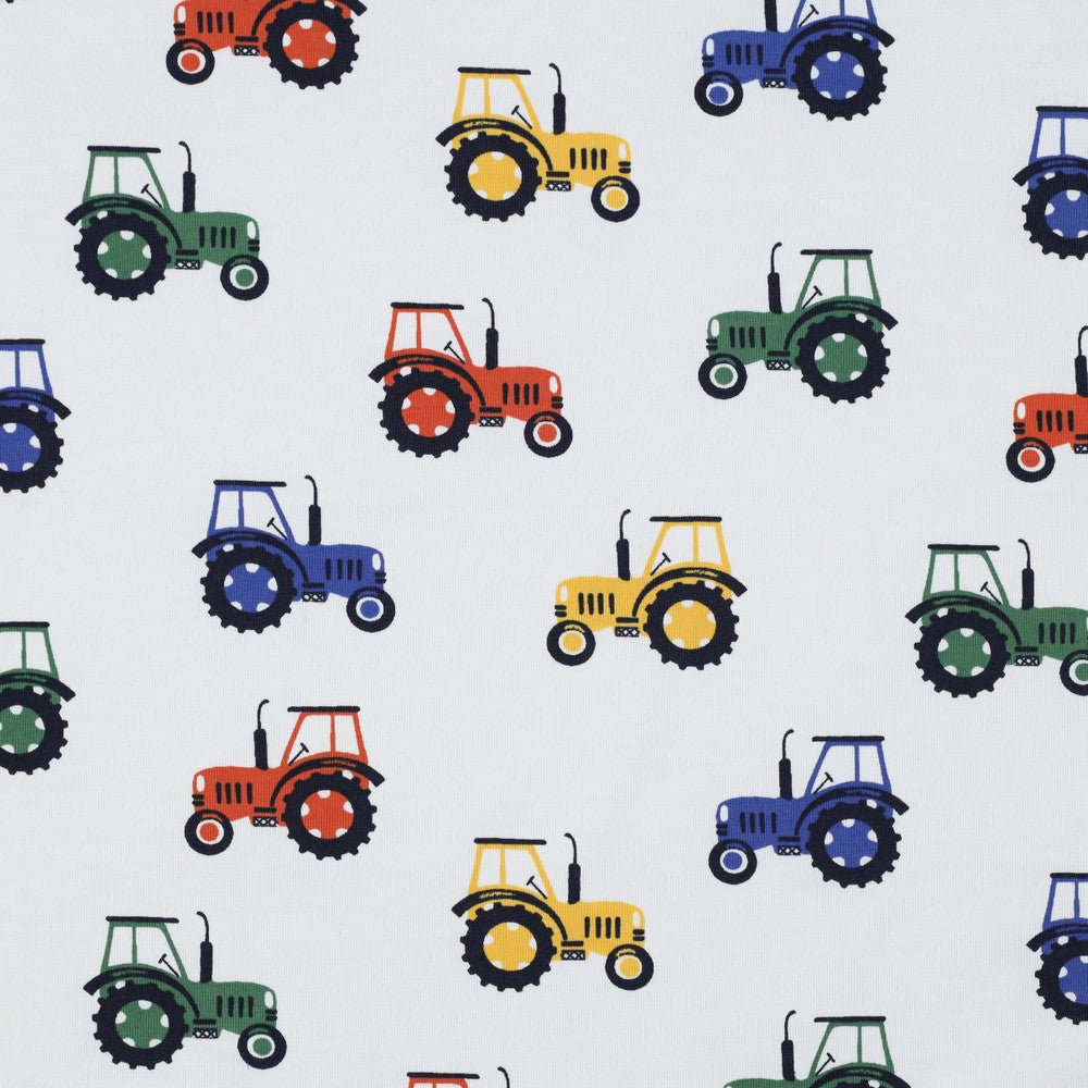 Jersey - Små Traktorer, Hvit