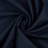 Bomull - Ensfarget Mørk blå