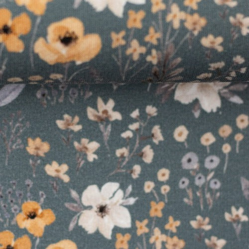 French Terry - Autumn Flowers