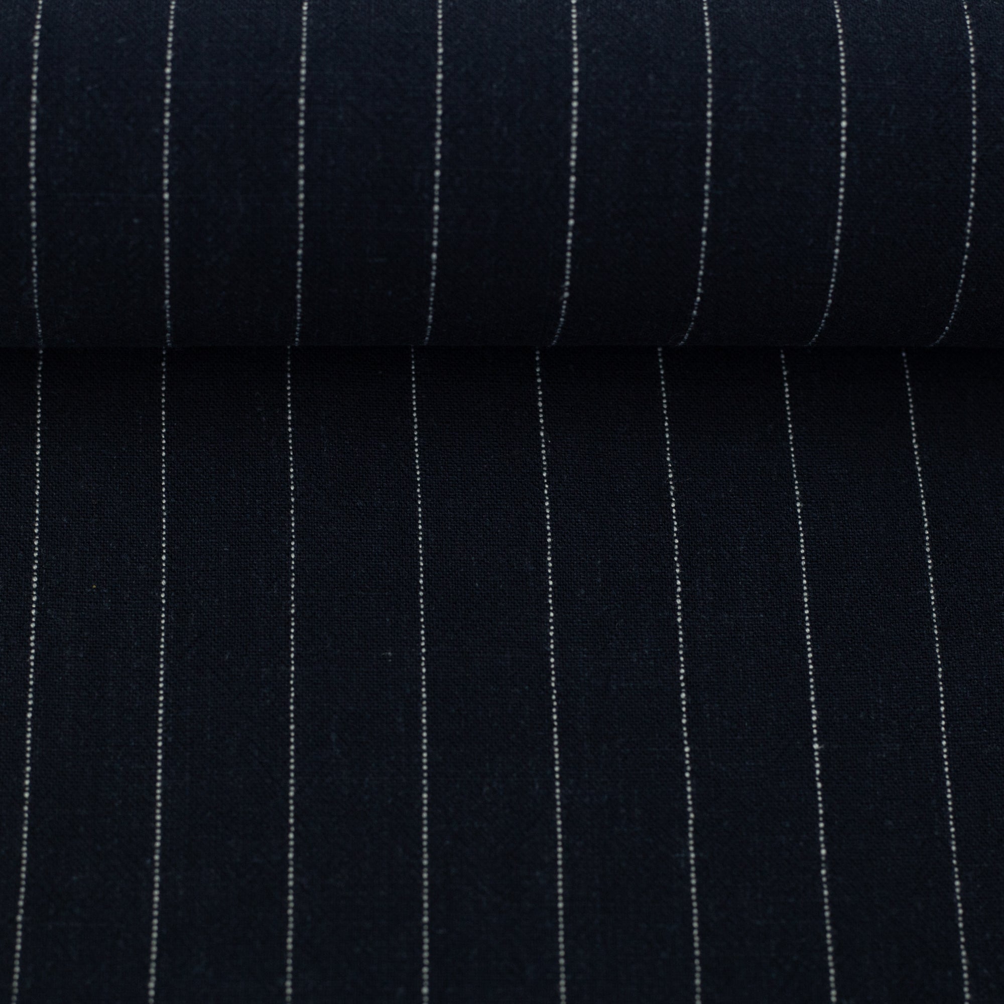 Linen Viskose - Landshut Mørk Blå