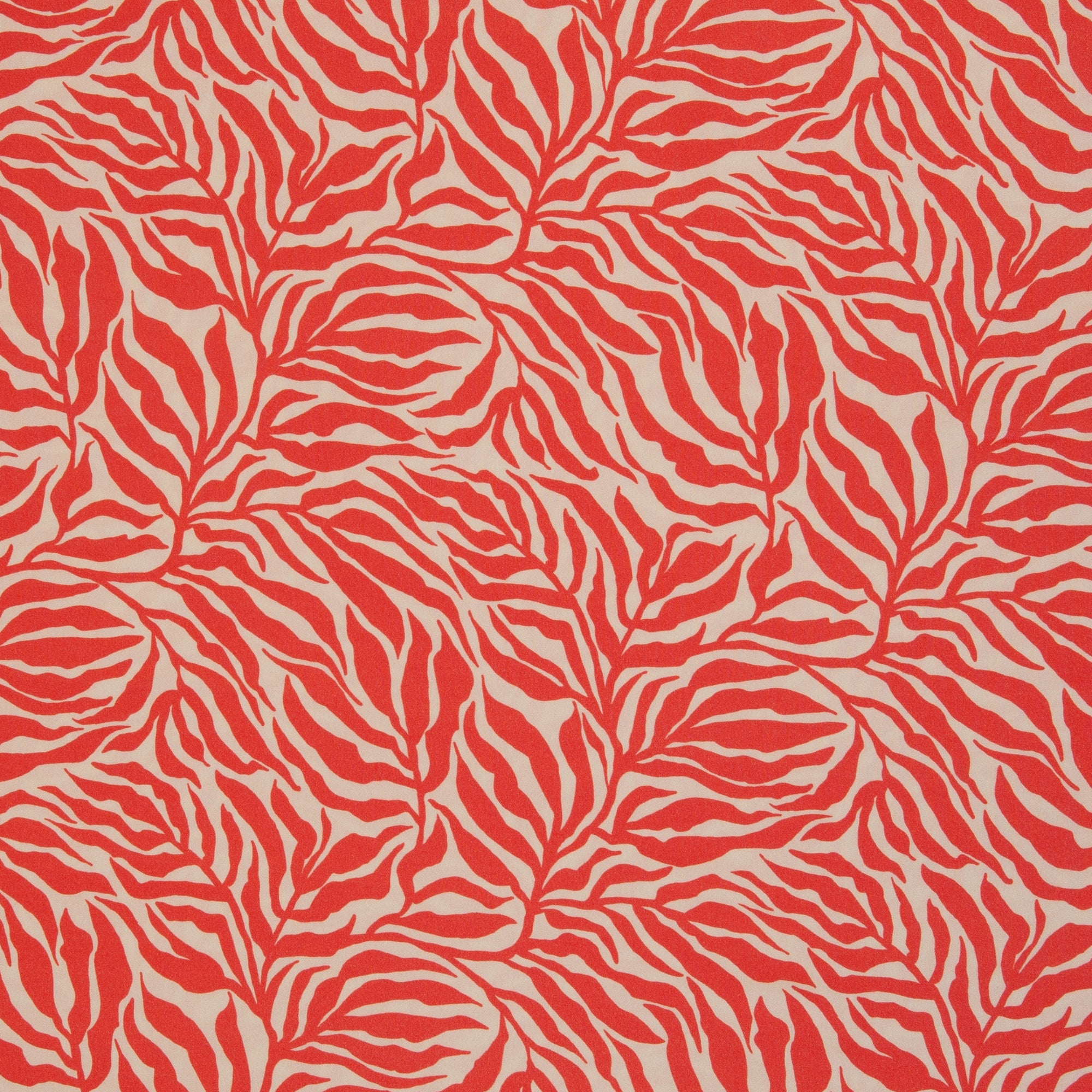 Viskose  - Zebra Jungle Coral