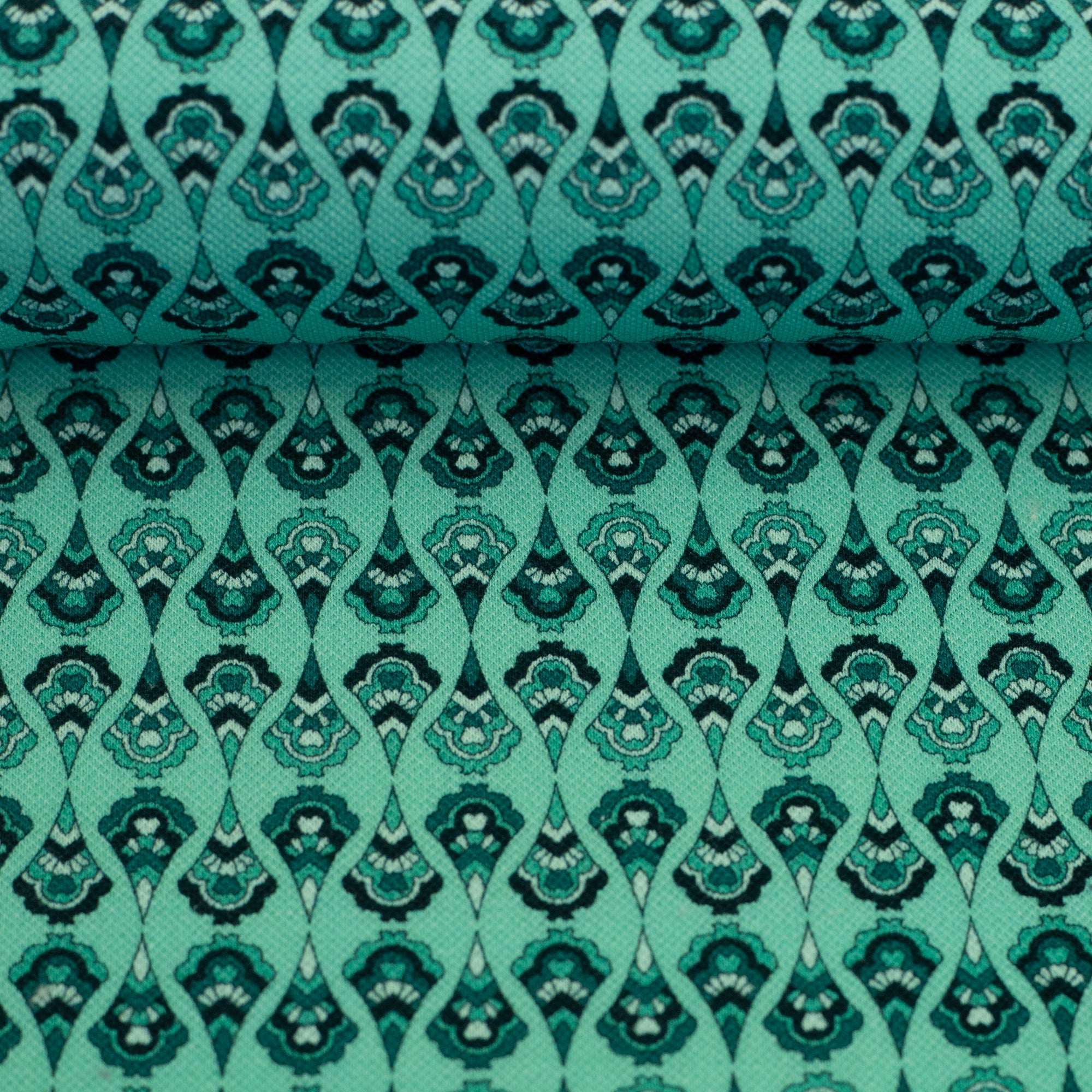 Pique-stoff - Malta Mint