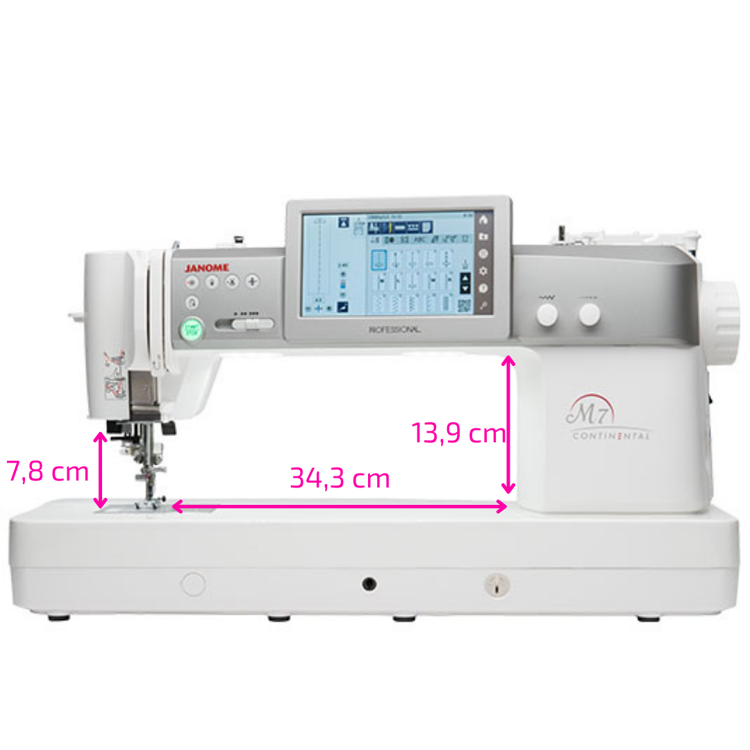 Brukt - Janome M7 Continental Professional