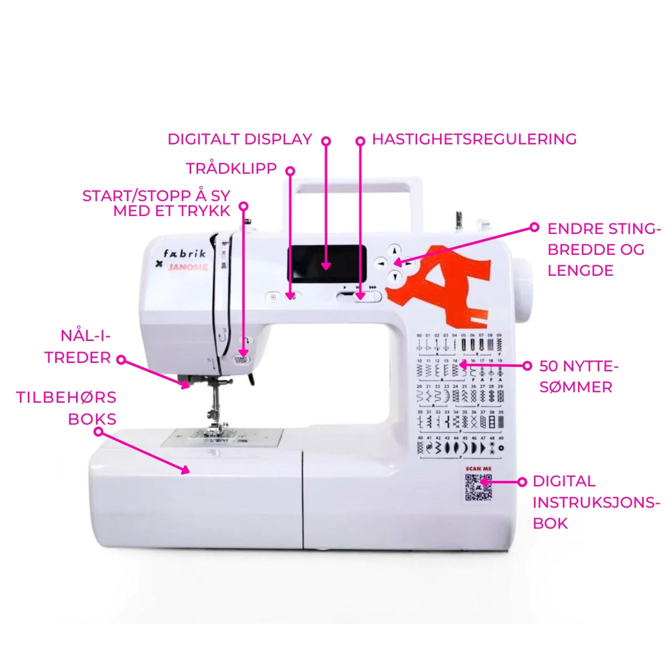 Janome DC 2050 Fæbrik