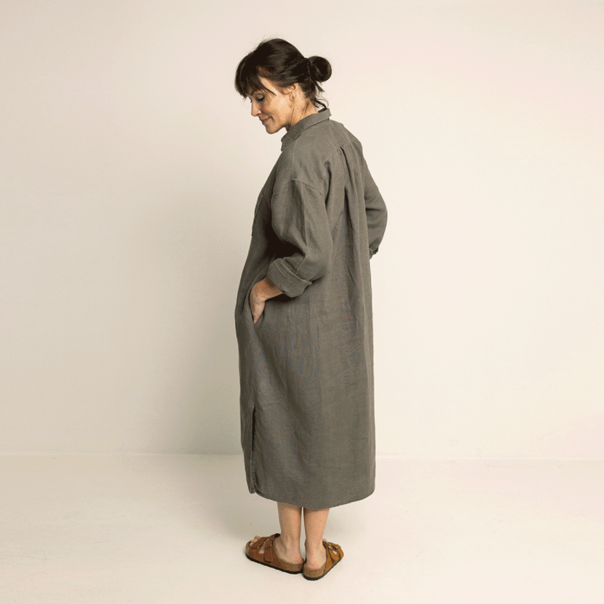 Wardrobe by Me - Big Shirt Dress, Skjortekjole