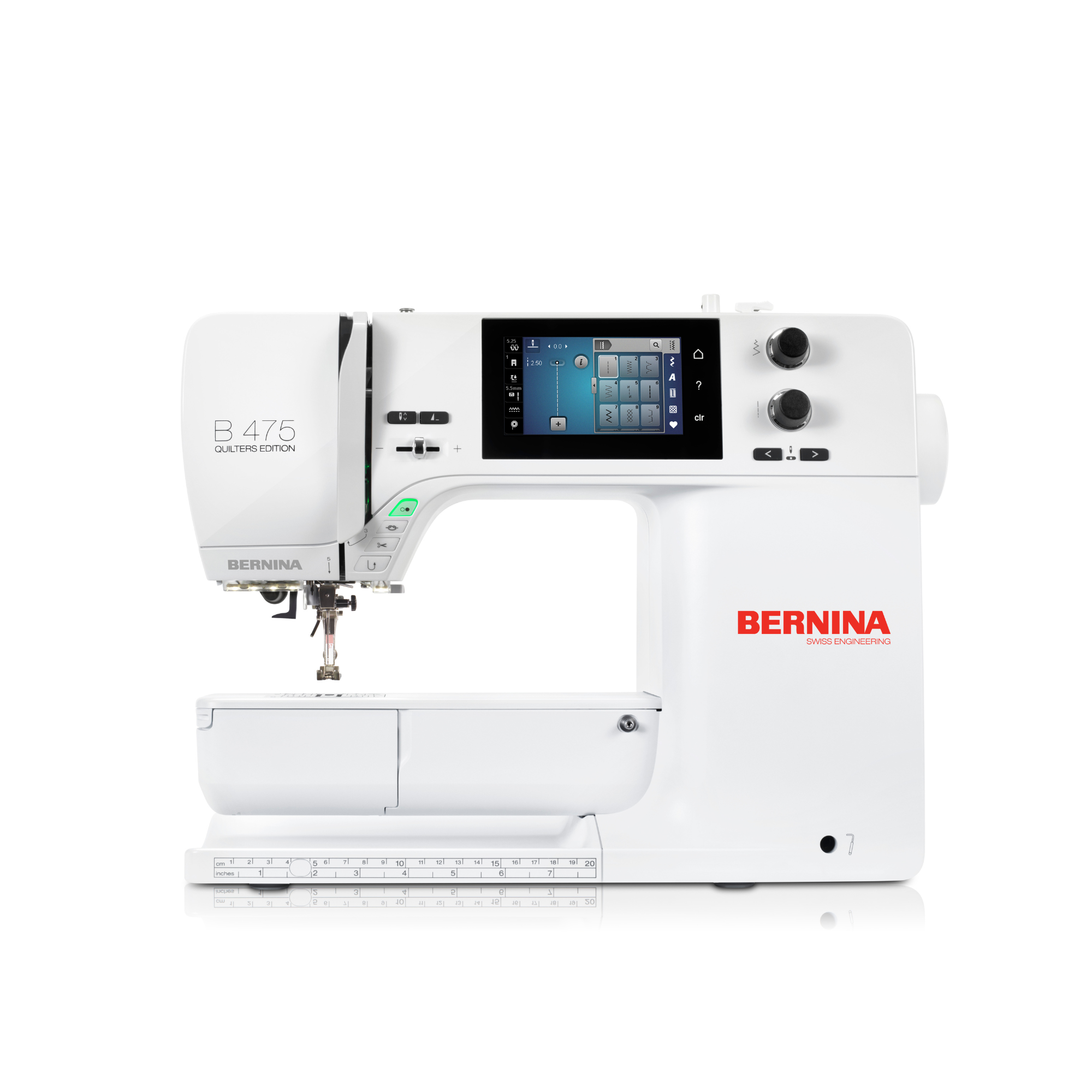Kampanje og NYHET!  BERNINA 475 QE inkl. Bonus pakke