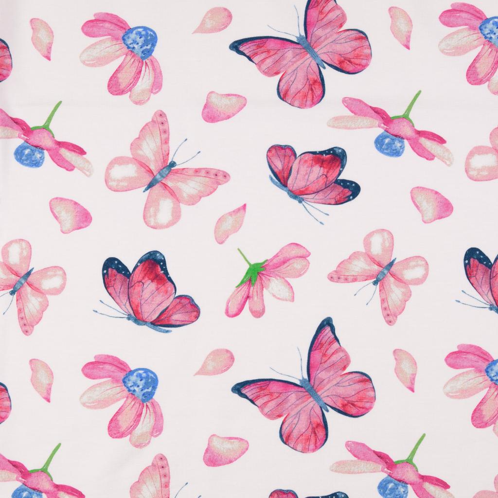 Jersey - Rosa sommerfugler