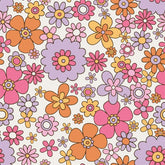 Jersey - Groovy Blomster Allover