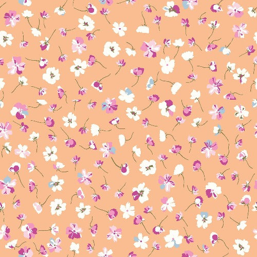 Bomull Poplin - Blomster Maya