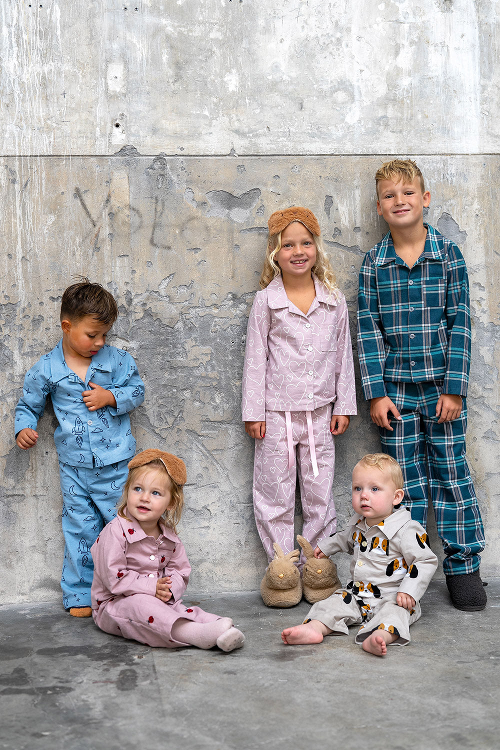 Bomullsflanell - Rutete Grønn