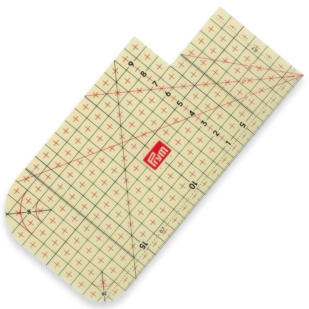 Prym Strykelinjal Transparent – 20x10cm