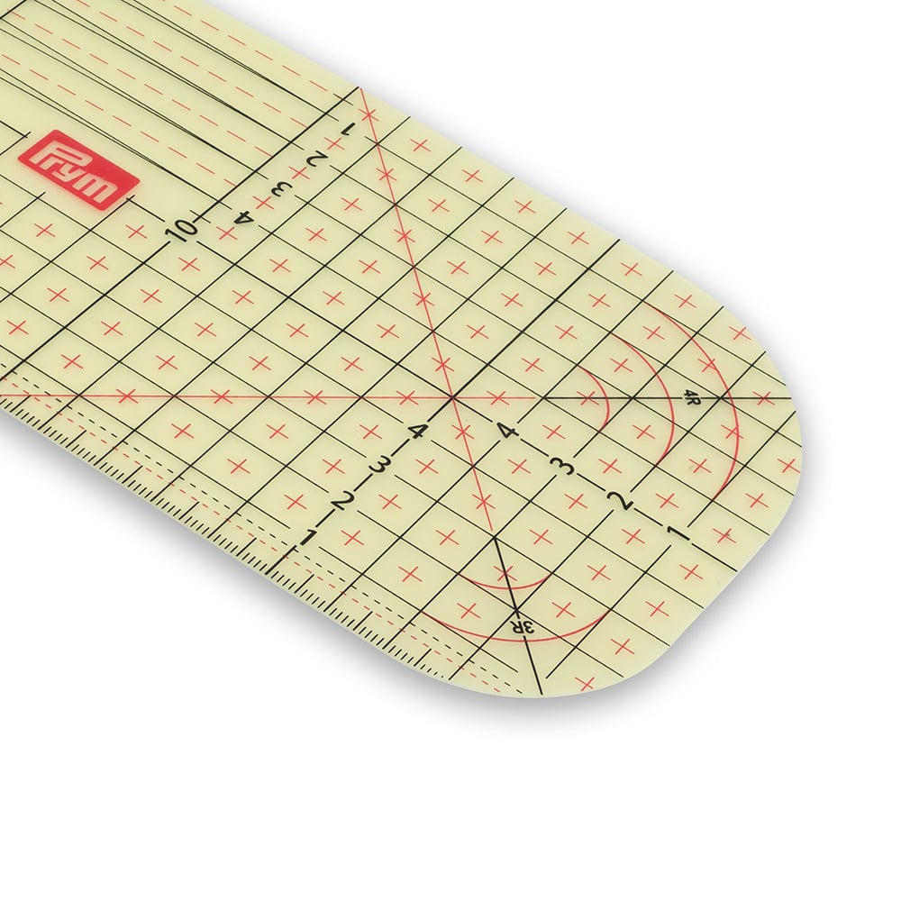 Prym Strykelinjal Transparent – 30x10cm