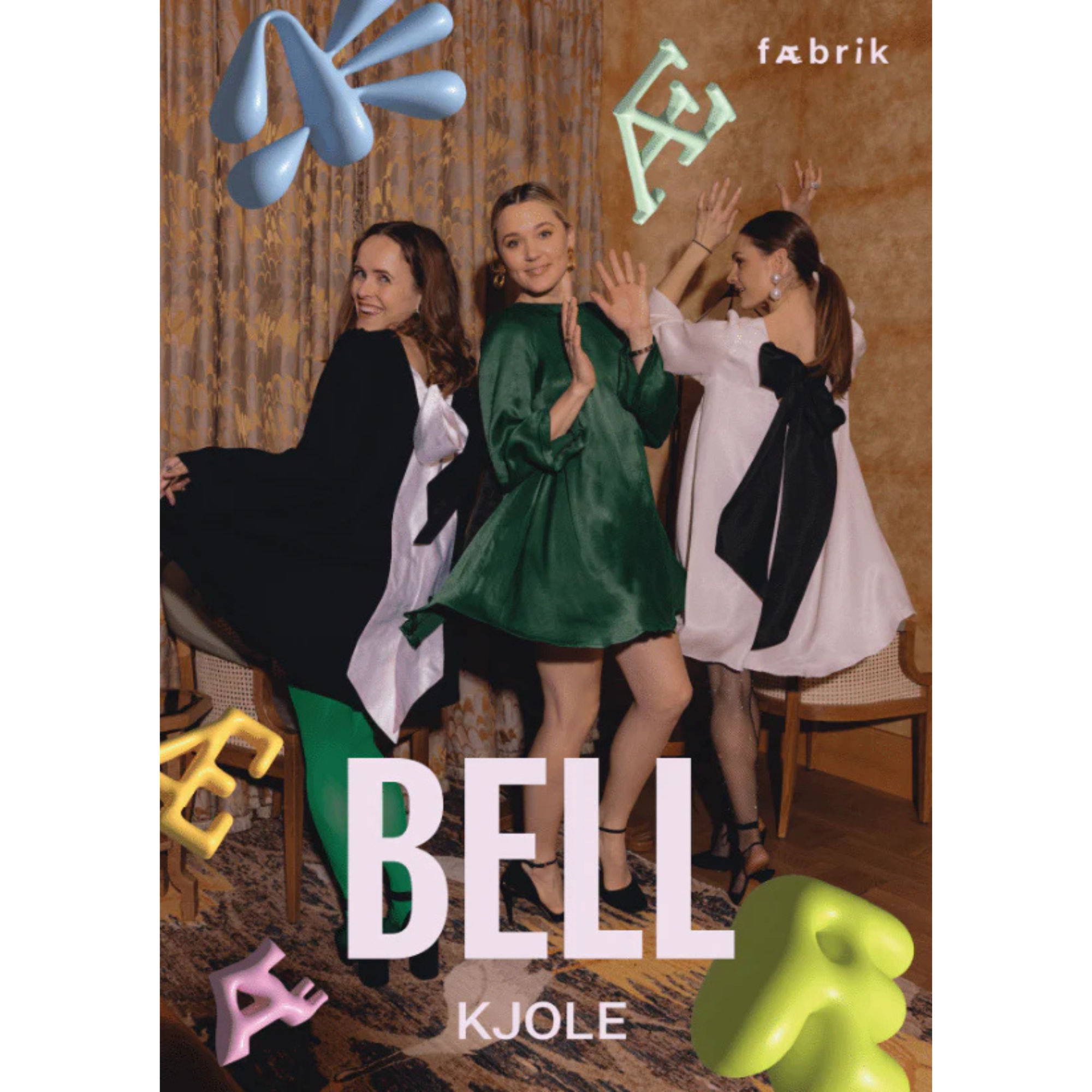 Fæbrik Bell Kjole - Fysisk Mønster