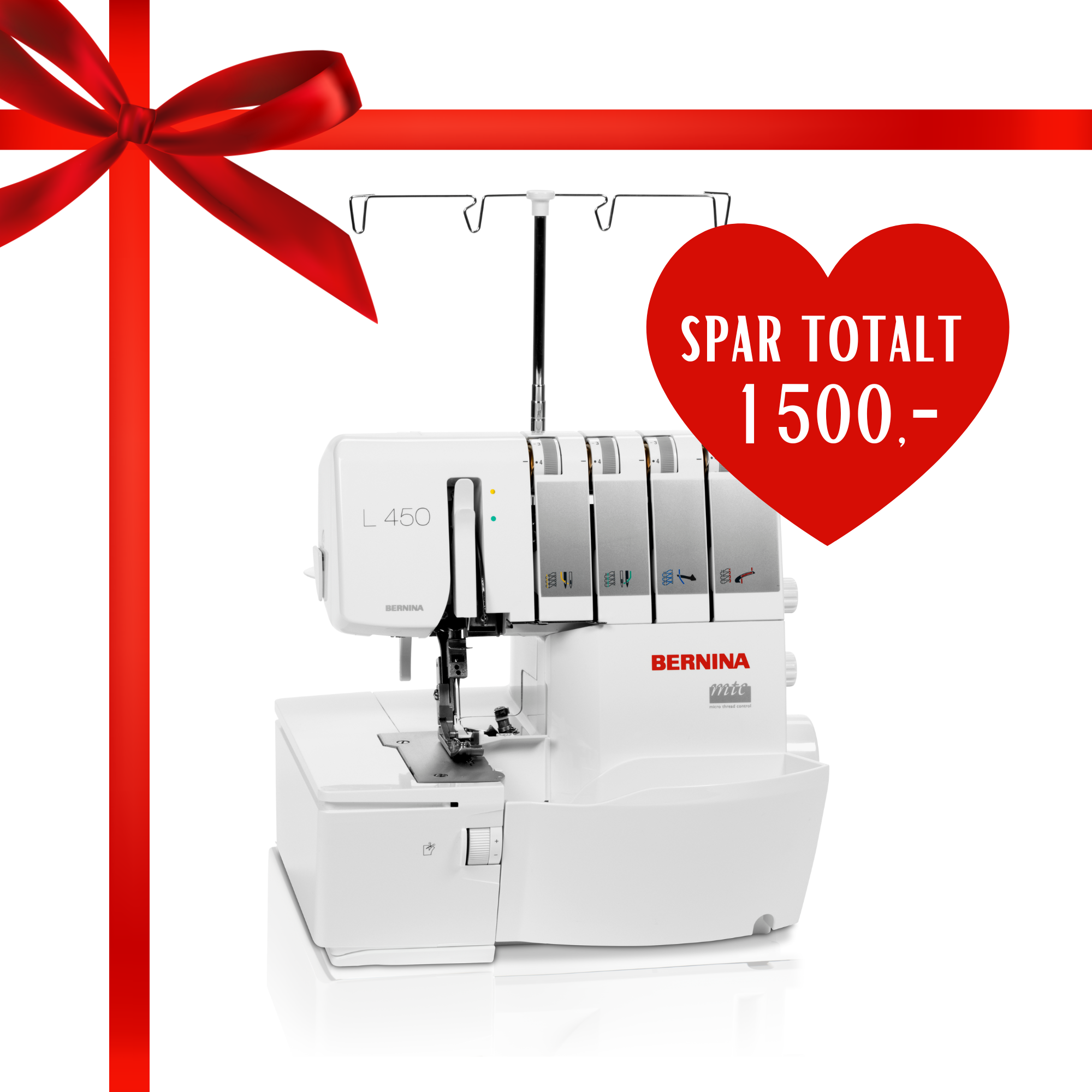 Kampanje! BERNINA L450 - Overlockmaskin