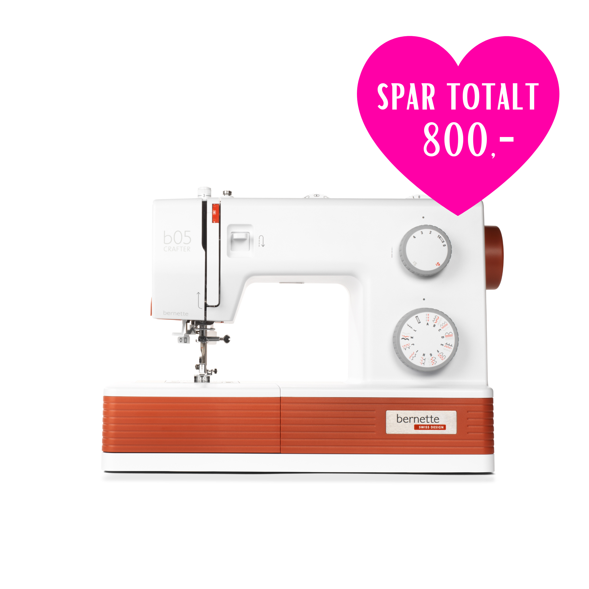 Kampanje! bernette b05 Crafter (Mekanisk Symaskin)