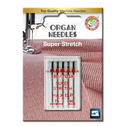 Super Stretch HAx1SP 75-90 Overlock, 5 stk. Organ symaskinnåler