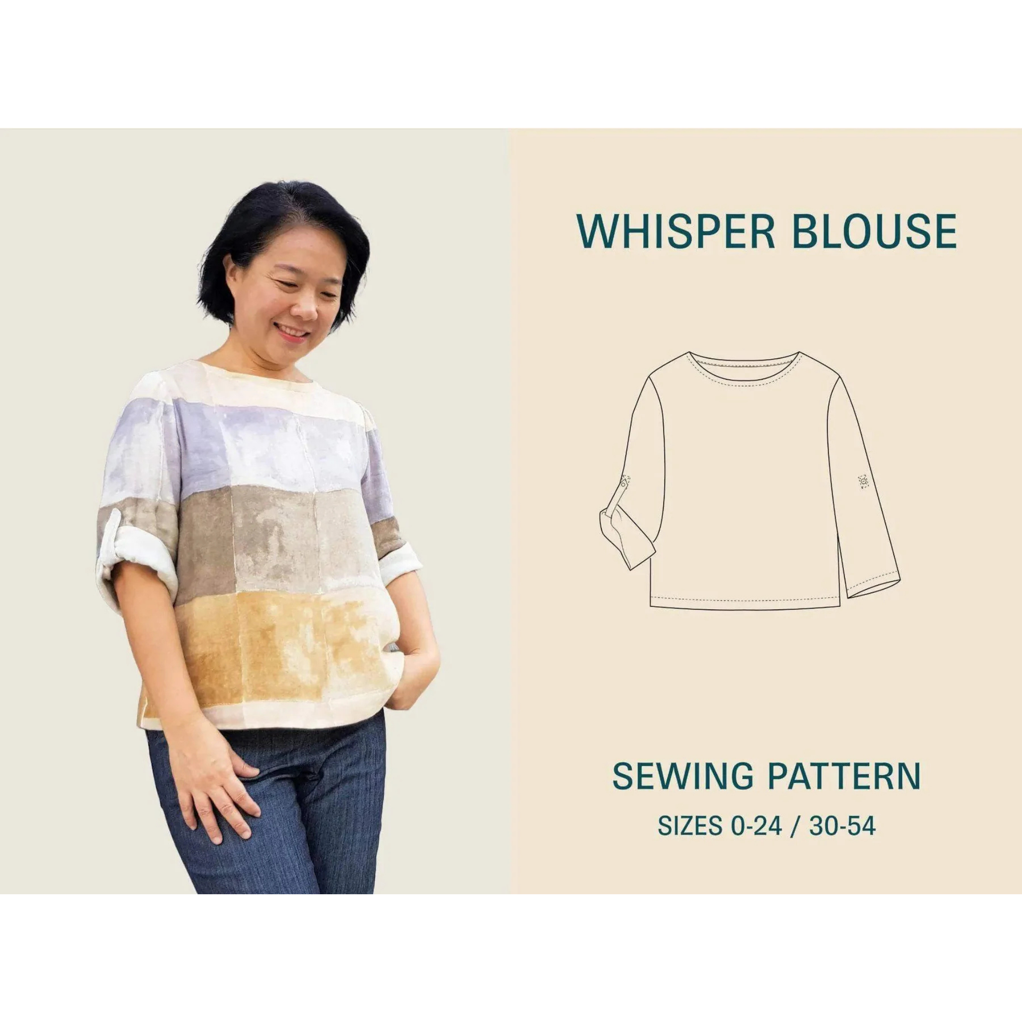 Wardrobe by Me - Whisper Blouse, Dame papirmønster