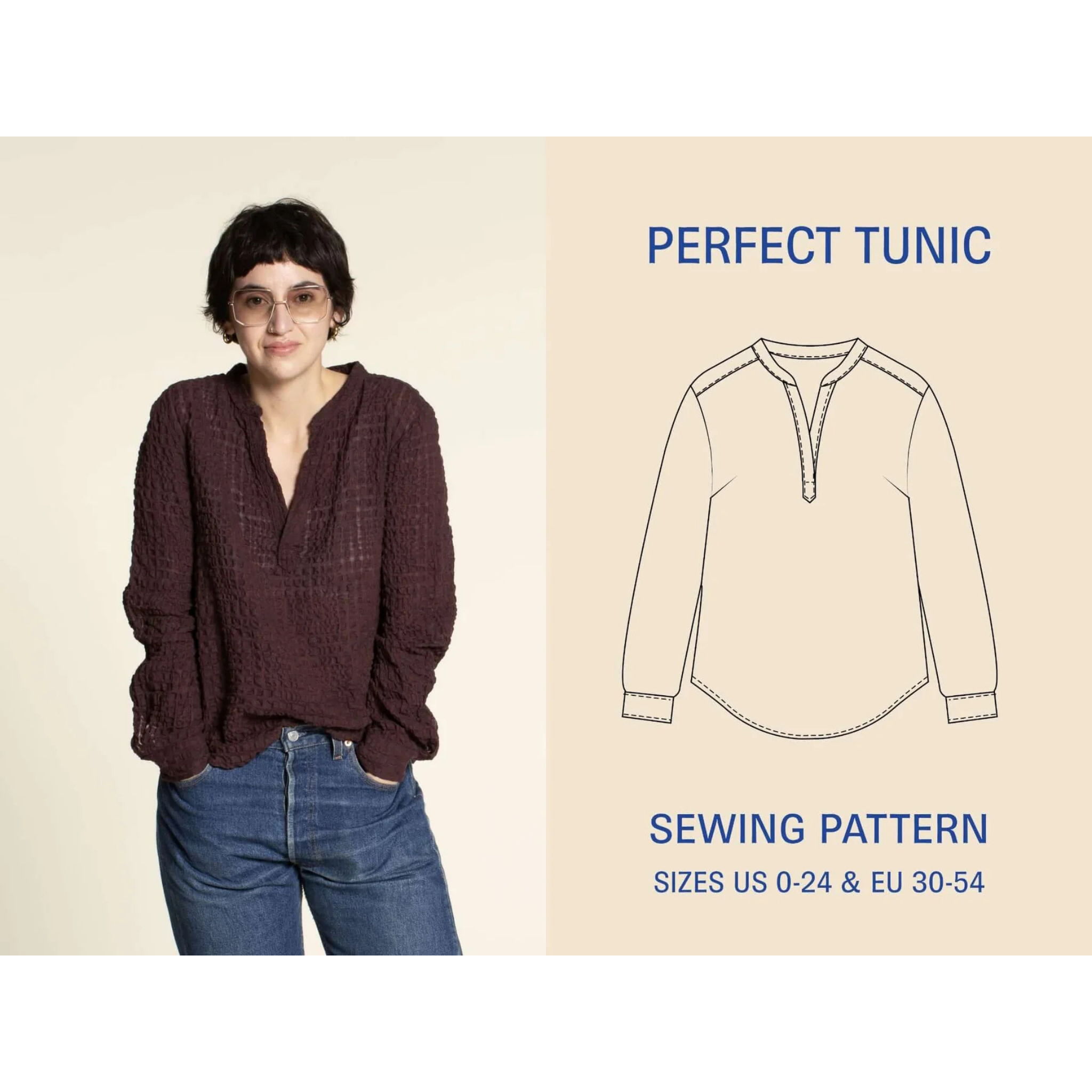 Wardrobe by Me - Perfect Tunika, Dame Papir Mønster
