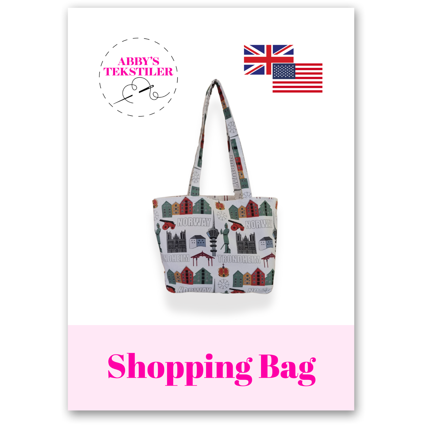 Abbys Shopping Bag Pattern - English