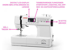 Janome Driva Symaskin