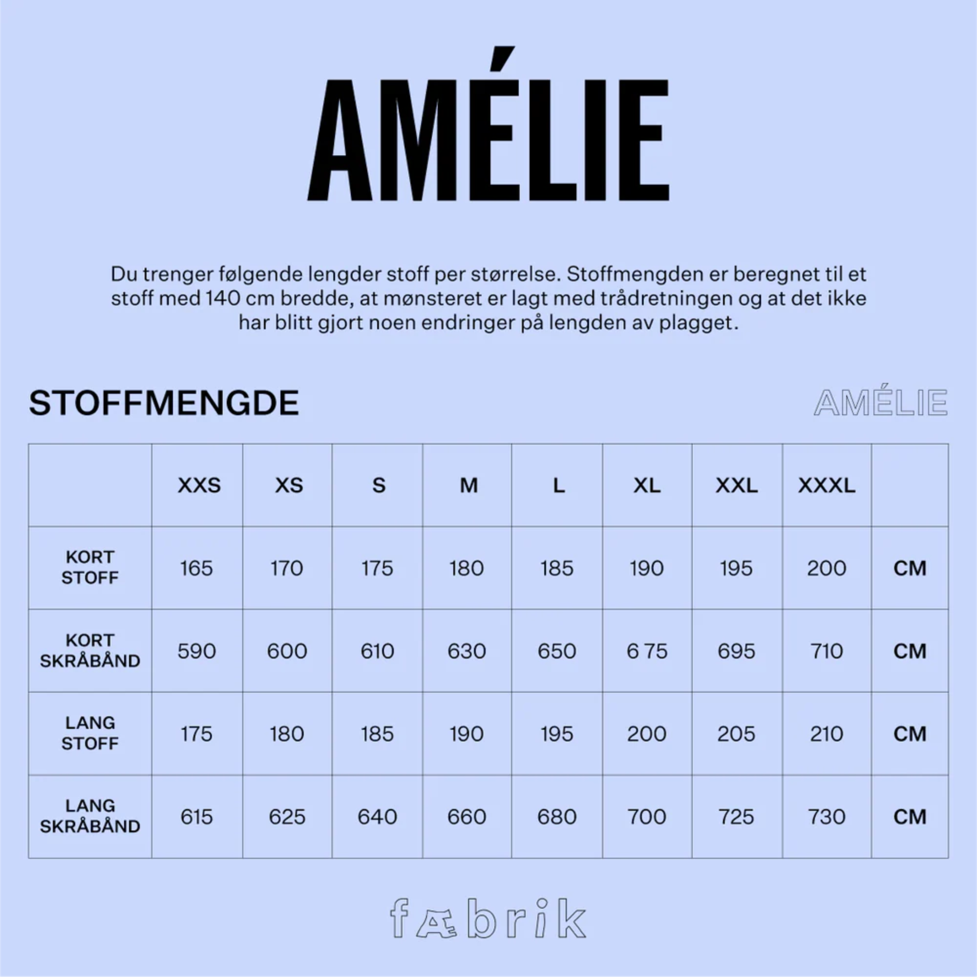 Fæbrik Amelie Jakke - Fysisk Mønster