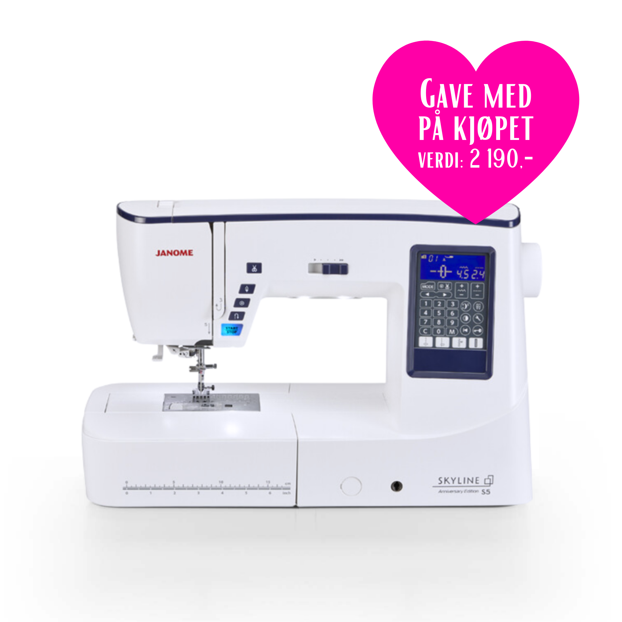 Kampanje! Janome Skyline S5 - Anniversary Edition