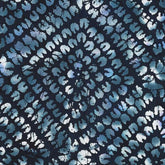 Beklednings Viskose Batikk Navy blå