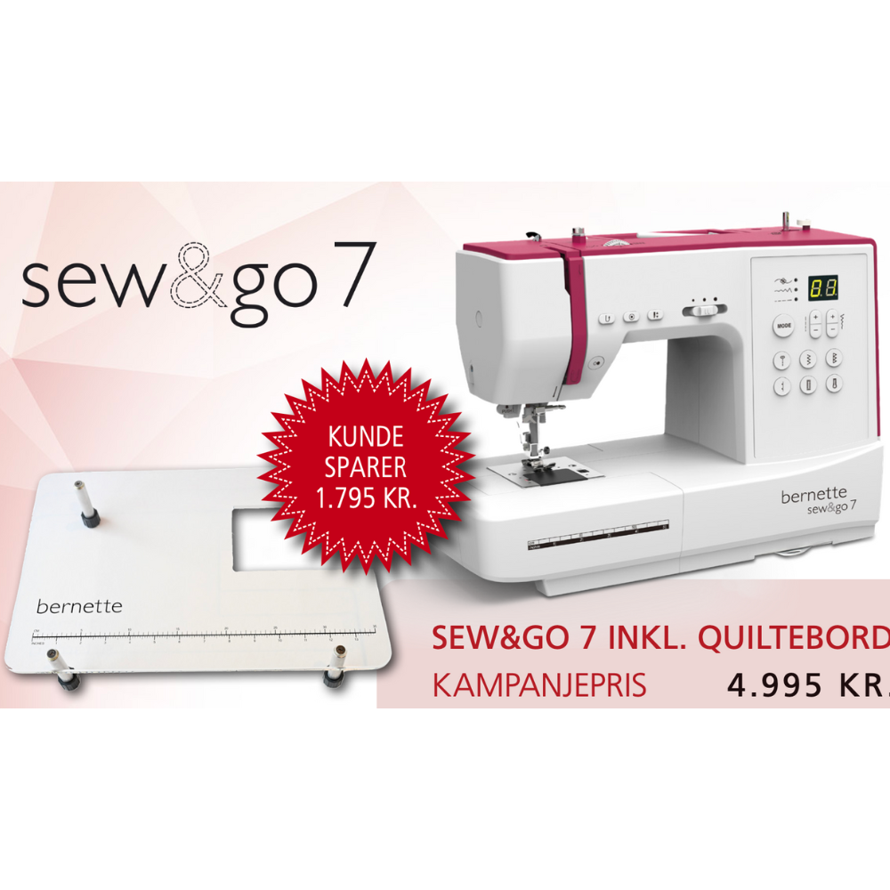 NYHET! Bernina Bernette sew&go 7