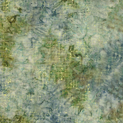 Bomull - Pasture Batikks grønn