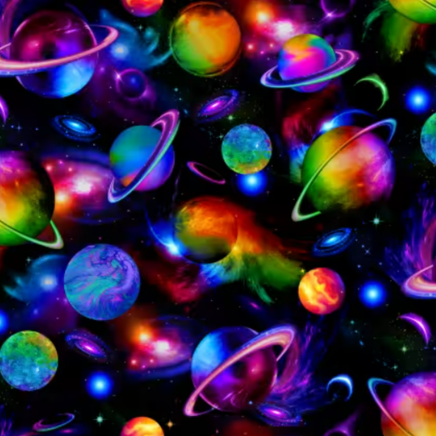 Bomull - Verdensrommet svart