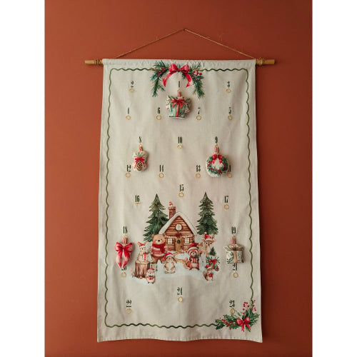 Bomull - Adventskalender Panel