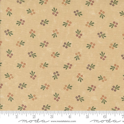 Bomull - Daisy Lane Daisy blomster beige