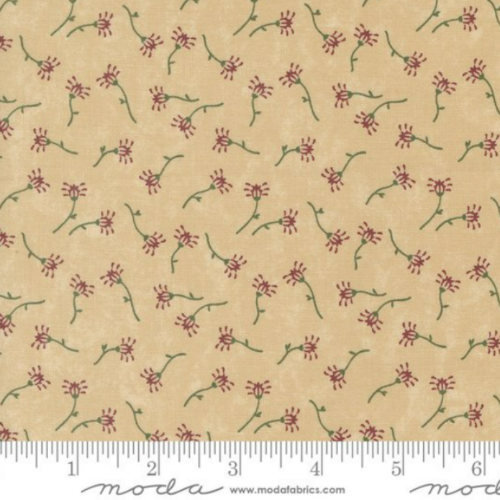 Bomull - Daisy Lane Dandelions beige