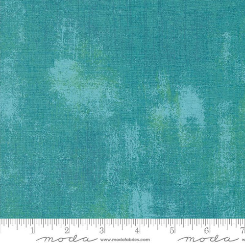 Bomull - Grunge Basics Mint Tea, Turkis