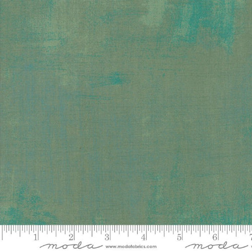 Bomull - Grunge Basics flora grønn