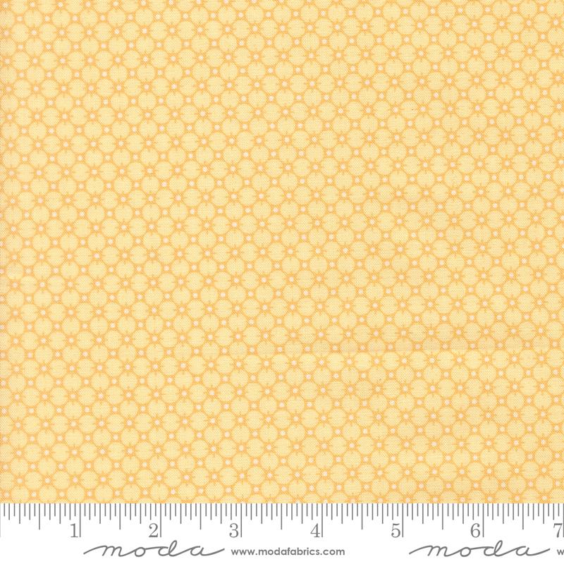 Bomull - Handmade Sweetness Butterscotch blomster