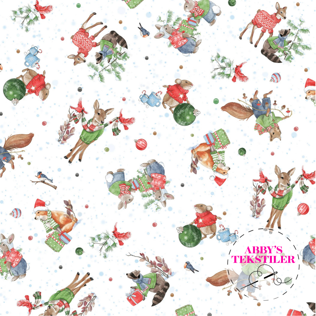 Bomull - Julegenser Bambi