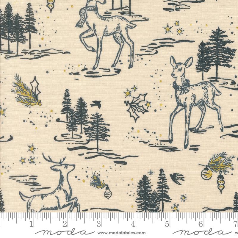 Bomull - Old World Yuletide Eggshell