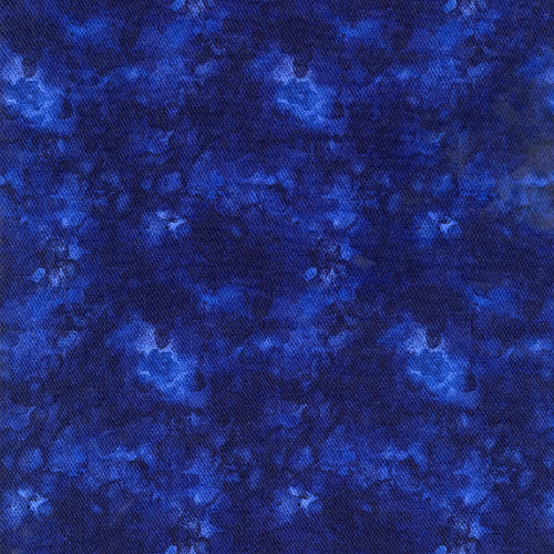 Bomull - Solid-ish, Indigo Blå
