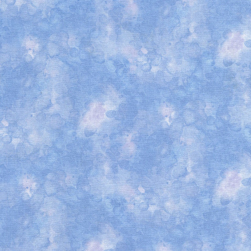 Bomull - Solid-ish, Sky Blå
