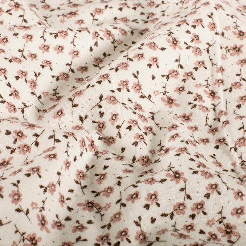 Bomullsflanell - Små Blomster